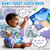 NEW 2604   Dinosaur Tails Baby Cloth Book 0-3 Years 3D Crinkle Sensory Teether Early Learning Toy  Y102
