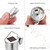 NEW 2605 Solar Hanging Bulb Lights Outdoor Waterproof LED Festival Garden Decor Lamp Set of 5 B140