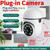 NEW 2605 Smart Plug-in 1080P HD WiFi Security Camera for Indoor & Outdoor Use J131