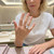 NEW 2605  Lumea Adjustable Freshwater Pearl Ring 8-9mm Button Pearl  Y113