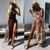 NEW 2605 Women Crochet Beach Cover Up Dress Hollow Out Tassel Bikini Cover Up Sleeveless Swimwear Dress J140