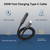 NEW 2605 240W USB-C Cable with Foldable Phone Stand, 90° Right Angle Fast Charging Cord for Gaming, All USB-C Devices J143