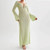 NEW 2605 White Crochet Knit Maxi Dress, Long Flare Sleeve Deep V Neck Bodycon Dress, Hollow Out Beach Cover Up for Vacation J144