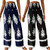 NEW 2605 Summer Women's High Waisted Printed Wide Leg Trousers Casual Loose Palazzo Pants B153
