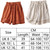 NEW 2605 Bohemian Linen Shorts with Crochet Lace Detail B154