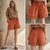 NEW 2605 Bohemian Linen Shorts with Crochet Lace Detail B154