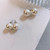 NEW 2605 Lumea 925 Sterling Silver White Pearl Stud Earrings French Style Elegant Jewellery 8MM/10MM Y132