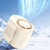 NEW 2605 Portable Waist Clip Fan USB Rechargeable Mini Cooling Fan 3-Speed Quiet Personal Fan Type-C Beige J154