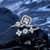 NEW 2605   Luxury Zircon Clover Adjustable Ring   Y129