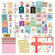 NEW 2605 50 Pack Happy Birthday Cards Set, Assorted Designs with Envelopes & Gold Stickers, Blank Inside for All Ages J155