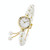 NEW 2605 Women’s Pearl Bracelet Watch Elegant Quartz Wristwatch Adjustable Fashion Ladies Watch Gold J157