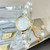 NEW 2605 Women’s Pearl Bracelet Watch Elegant Quartz Wristwatch Adjustable Fashion Ladies Watch Gold J157