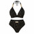 NEW 2605 Women’s High Waist Bikini Set Halter Chain Swimsuit Sexy Push Up Two Piece Swimwear J158