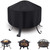 NEW 2605 Latto Home Round BBQ Fire Pit Cover Waterproof Heavy Duty Oxford Fabric Outdoor Grill Protector B168