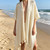NEW 2606 Women Knit Cape Poncho Ethnic Tassel Open  Y141