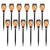 NEW 2606 Latto Home Solar Garden Lights Outdoor Waterproof LED Pathway Lawn Stake Lights for Yard Patio Courtyard 12pcs B179