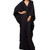 NEW 2606 V-neck bat sleeve waist cinched long robe dress for vacation beach cover, loose floor length skirt J164