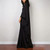 NEW 2606 V-neck bat sleeve waist cinched long robe dress for vacation beach cover, loose floor length skirt J164