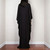 NEW 2606 V-neck bat sleeve waist cinched long robe dress for vacation beach cover, loose floor length skirt J164
