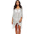 NEW 2606 Women V-Neck Hollow Out Knitted Cover Up, Batwing Sleeve Tassel Hem, Summer Loose Sun Protection Outerwear J165