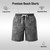 NEW 2606 Men Tropical Palm Leaf Print Swim Trunks, Quick Dry Drawstring Waist Beach Shorts Summer Holiday 2PCS  J167