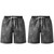 NEW 2606 Men Tropical Palm Leaf Print Swim Trunks, Quick Dry Drawstring Waist Beach Shorts Summer Holiday 2PCS  J167