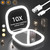 NEW 2606 LED Compact Mirror Foldable Double Sided Lighted Travel Makeup Mirror  Y151