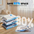 NEW 2606 12 Pack Vacuum Storage Bags with Electric Pump Travel Compression Bags Space Saver Storage Set J169