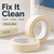 NEW 2606 No-Bleed Masking Tape for Painting – Easy Tear Decorative Border Tape, Residue-Free DIY Wall & Furniture Decorating B195