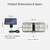 NEW 2606 120 LED Split Solar Motion Sensor Wall Light with Remote Solar Panel, 3 Lighting Modes, IP65 Waterproof Outdoor Security Floodlight J176