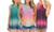 Women's Loose Fit Rainbow Ombre Tank Top Summer Casual Vest-1058LA