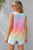 Women's Loose Fit Rainbow Ombre Tank Top Summer Casual Vest-1058LA