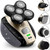 NEW 2606 5 Head Rotary Electric Shaver Rechargeable Bald Head Razor Waterproof USB Fast Charging Men's Grooming Kit J181