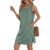NEW 2606 Women's Sleeveless Summer Dress Casual Loose Tank Dress with Pockets Round Neck Beach Mini Dress J183