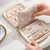NEW 2607 Travel Jewelry Organizer Case Portable Jewelry Storage Box with Ring Holder Necklace Earrings Bracelet Organizer J188