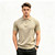 NEW 2607  Men Half Zip Knit Polo Thin Short Sleeve Summer T Shirt   Y168