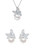 NEW 2607   Butterfly Pearl Necklace and Earring Set Jewelry for Women Y169