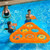NEW 2607 Inflatable Ball Toss Game Set Giant Ring Toss Pool Party Game with 6 Balls Outdoor Lawn Beach Family Games J190