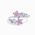 NEW 2607 Adjustable Flower Ring for Women Open CZ Floral Ring Sterling Silver Plated Crystal Daisy Statement Jewelry Gift J192