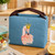 Flamingo Insulated Lunch Bag Blue