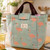 Insulated Flamingo Lunch Bag Portable Thermal Tote 
