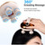NEW 2607 Electric Scalp Massager Waterproof Hair & Body Massager with 4 Silicone Massage Heads USB Rechargeable B209