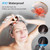 NEW 2607 Electric Scalp Massager Waterproof Hair & Body Massager with 4 Silicone Massage Heads USB Rechargeable B209