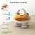 NEW 2607 Electric Scalp Massager Waterproof Hair & Body Massager with 4 Silicone Massage Heads USB Rechargeable B209