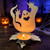 NEW 2607 Halloween Wooden Decoration Set with Tea Light – Spooky Table Decor B221