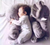 LARGE BABY ELEPHANT LUMBAR PILLOW