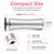 NEW 2607 USB Electric Foot Callus Remover, 500 RPM Aluminum Alloy Pedicure Sander with 60 Sandpaper Discs J205