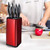 Premium Stainless Steel Universal Knife Holder Red 7693