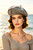NEW 2607  French Floral Rhinestone Wool Beret Y194