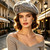 NEW 2607  French Floral Rhinestone Wool Beret Y194